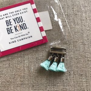 KEEP Collective Jewelry - KEEP Collective Kind Friendship Tassel Light Blue KEEP Collective Jewelry - KEEP Collective Kind Friendship Tassel Light Blue